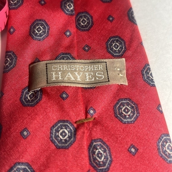 💕Christopher Hayes tie 100% silk - Picture 5 of 5